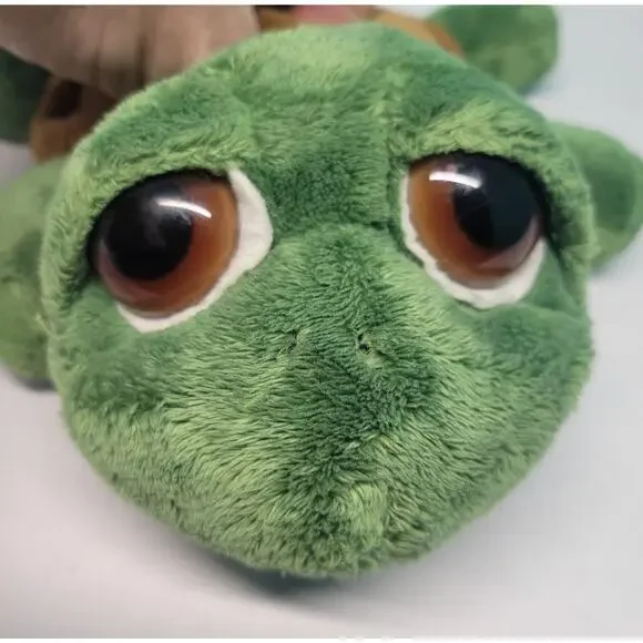 Vintage RUSS Berrie "Shecky" Turtle Stuffed Animal Plush Big Eyes 11" - Picture 7 of 12